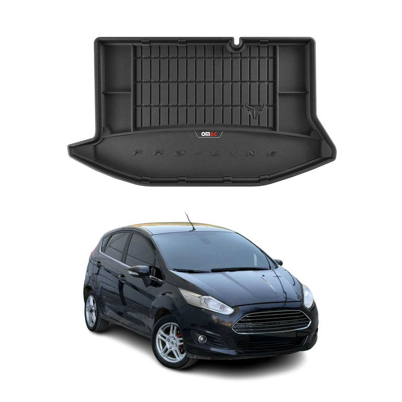 OMAC Gummi Kofferraumwanne für Ford Fiesta MK 2008-2017 mit seitlicher Ablage
