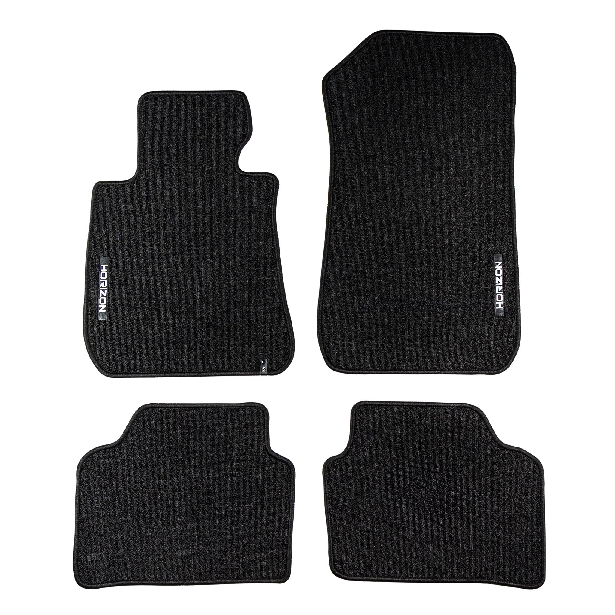 Velours Fußmatten für BMW 3er E92 2006-2012 Autoteppich Automatten Schwarz 4 tlg