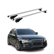 Menabo Dachträger Grundtäger für Audi A4 Allroad 2007-2015 75kg Alu Silber 2 tlg