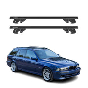 Dachträger Grundtäger für BMW 5er E39 Touring 1997-2004 Alu 90kg TÜV Schwarz 2x