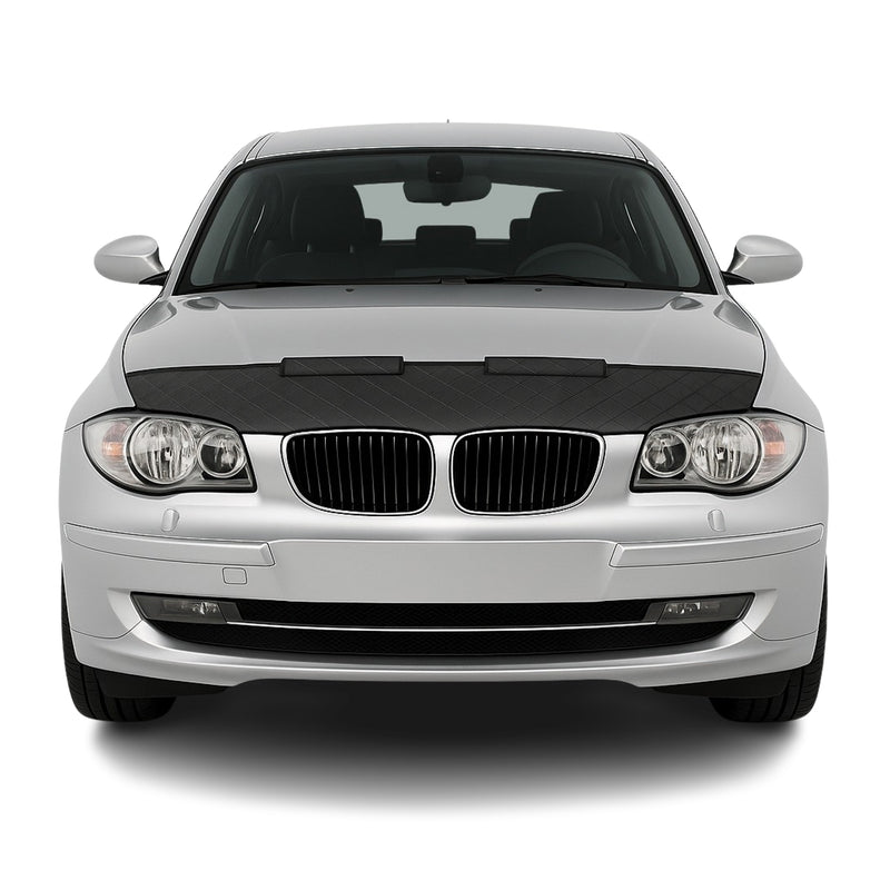 Schwarz Halb Haubenbra Steinschlagschutz Bonnet Bra für BMW 1er E87 2004-2011