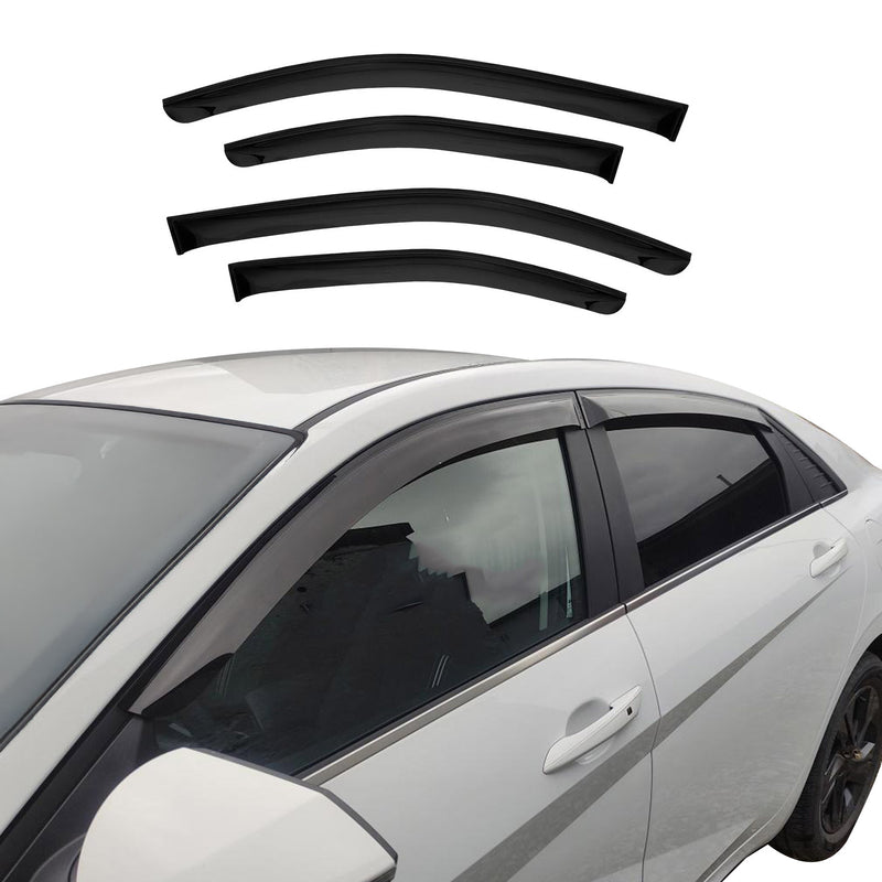 4x Windabweiser Regenabweiser für Skoda Octavia 2019-2025 Acryl Dunkel