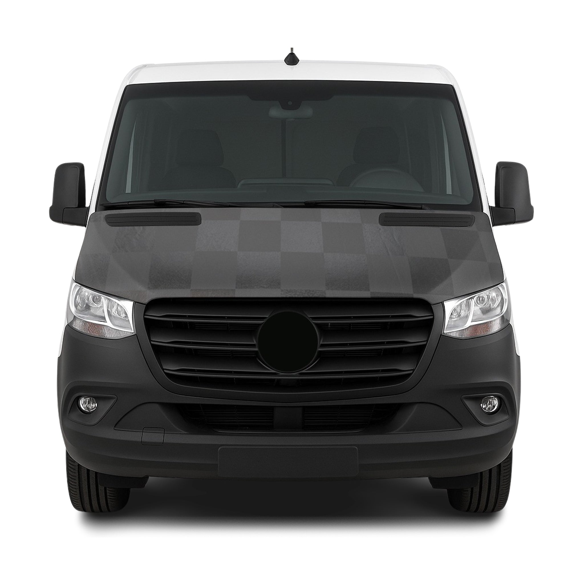 Haubenbra Steinschlagschutz Bonnet Bra für Mercedes Sprinter 2013-2018 Kariert