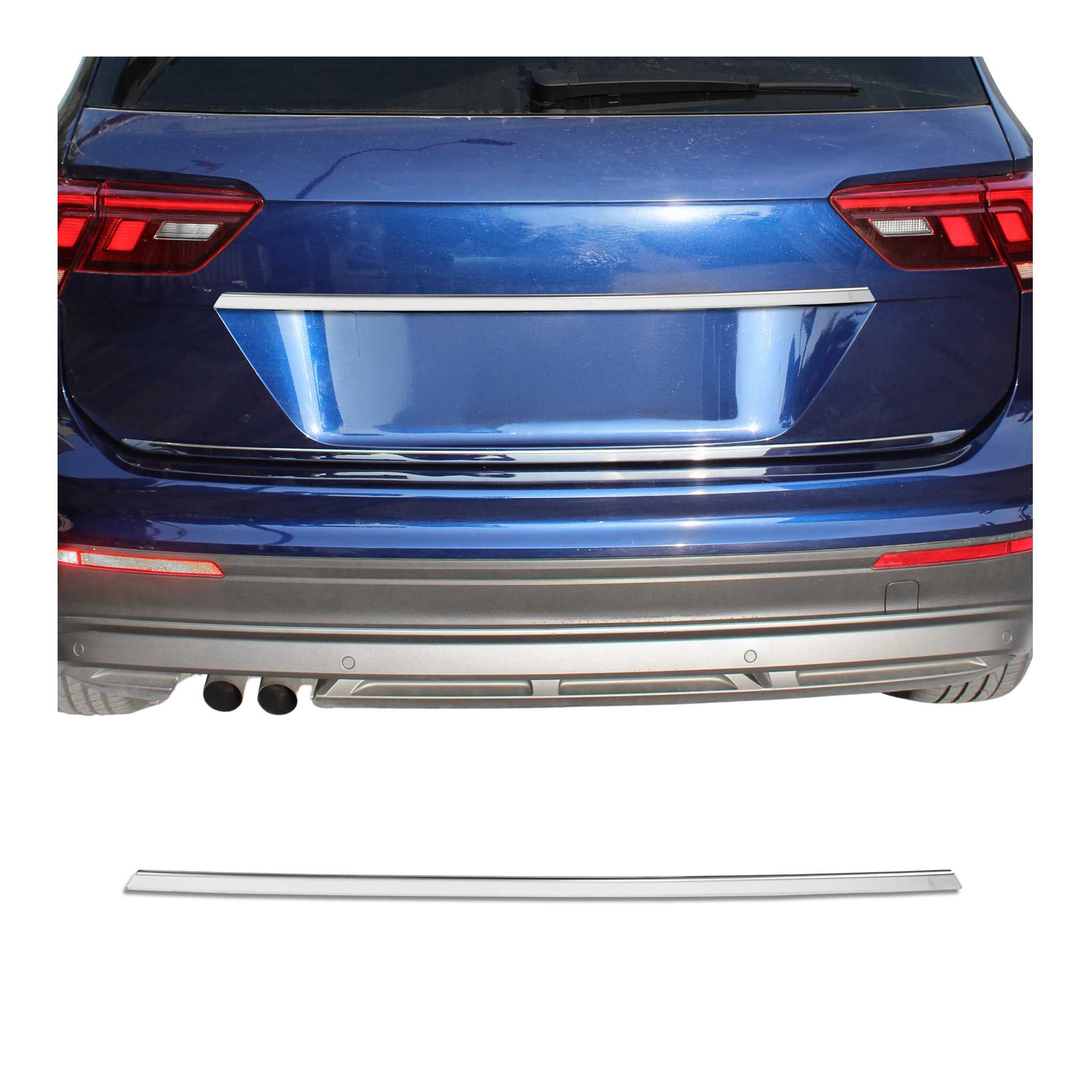 Heckklappe Kofferraumöffner Griff für VW Tiguan 2016-2024 Edelstahl Chrom