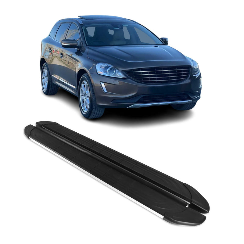 Trittbretter Seitenschweller für Volvo XC90 2002-2014 Aluminium Schwarz Silber