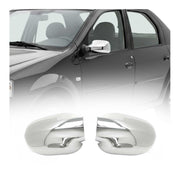 Spiegelkappen Spiegelabdeckung für Dacia Logan 2008-2013 Edelstahl Chrom 2tlg