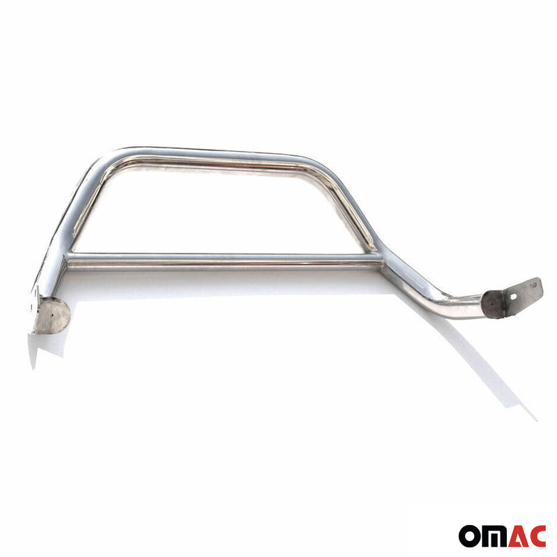 Frontbügel Frontschutzbügel für Nissan Qashqai +2 2010-2013 mit ABE Stahl Silber