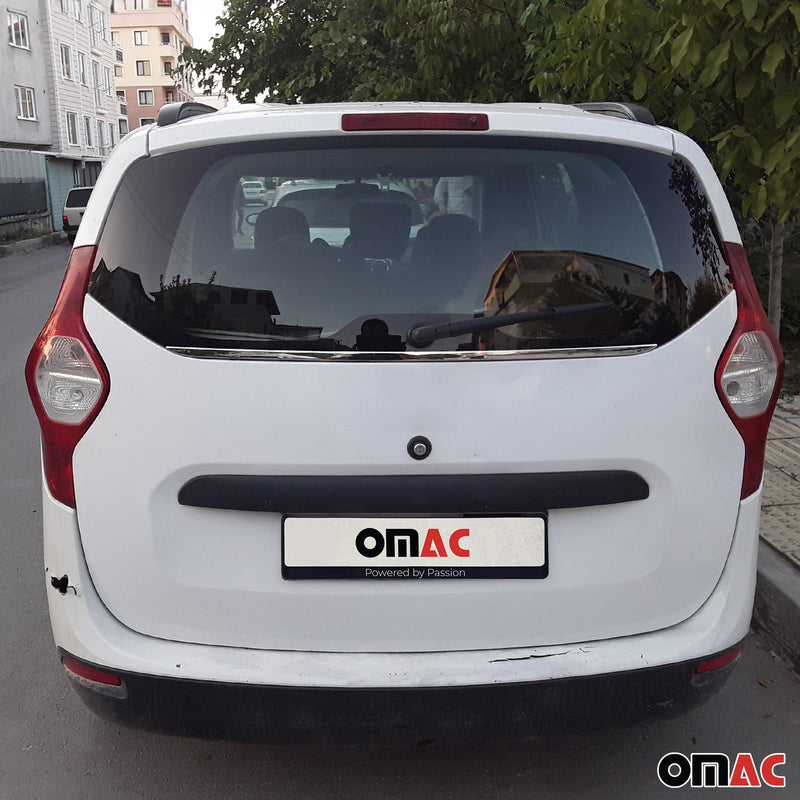 Kofferraumleiste Heckfenster Leiste für Dacia Lodgy 2012-2022 Chrom Edelstahl