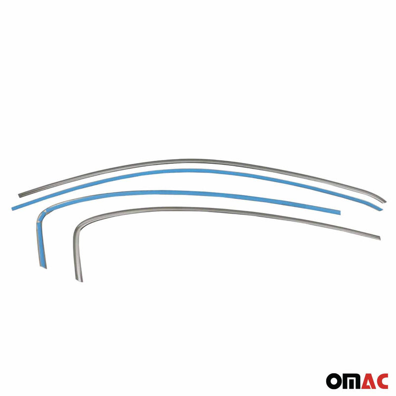 Fensterleisten Zierleisten für Fiat Tipo 2015-2025 Limo Schrägheck Chrom 4tlg