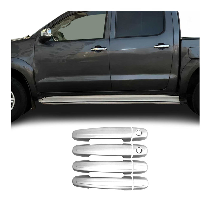 Türgriff Blende Türgriffkappen für Toyota Hilux 2005-2015 4-Tür Edelstahl 8x