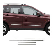 Seitentürleiste Türschutzleiste für Ssangyong Kyron 2007-2014 Chrom Edelstahl 4x