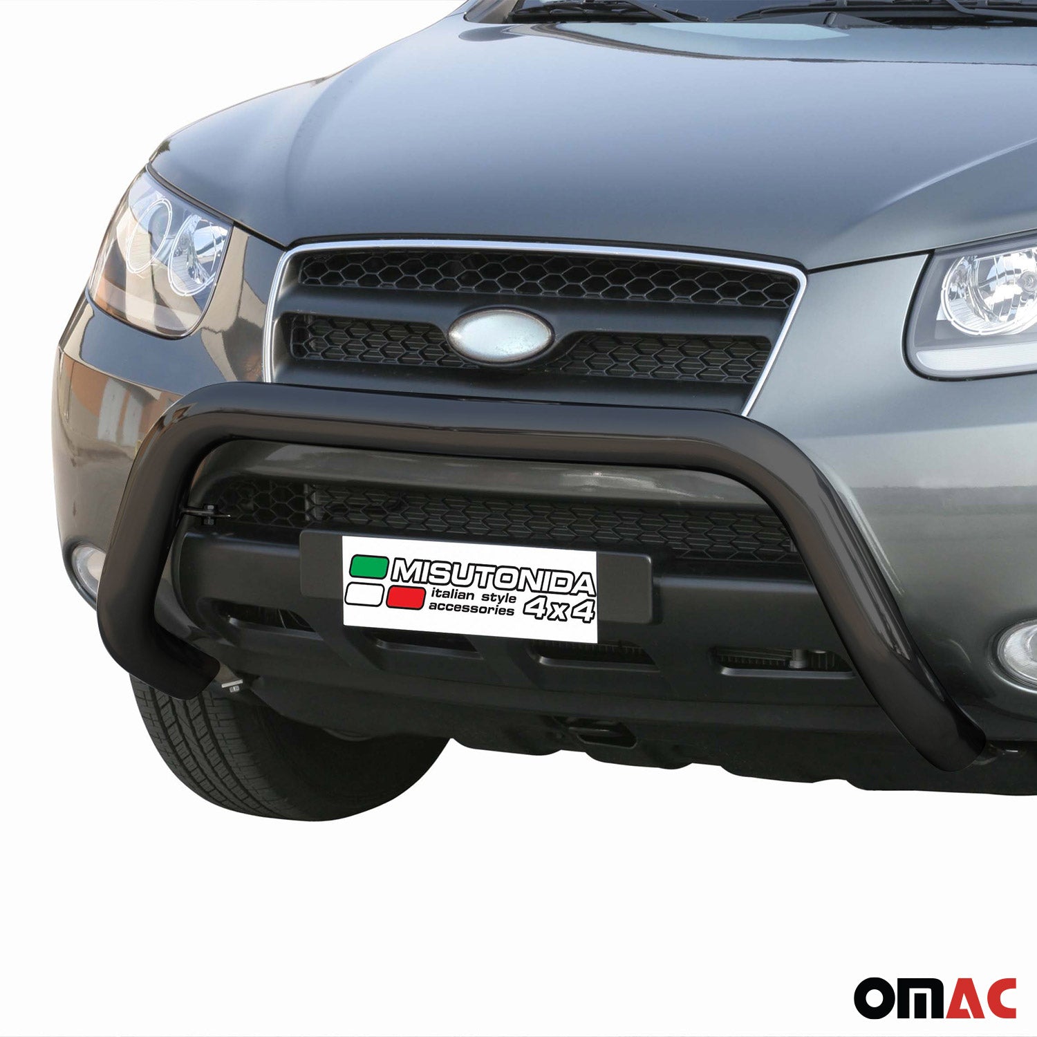 Frontbügel Frontschutzbügel für Hyundai Santa Fe 2006-2009 ø76mm Stahl Schwarz