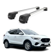 Dachträger Grundträger für MG ZS EV 2020-2026 Aluminium 75kg Grau 2tlg