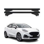 Menabo Dachträger für Ford Puma 2019-2026 Abschließbar Aluminium Schwarz 2 tlg