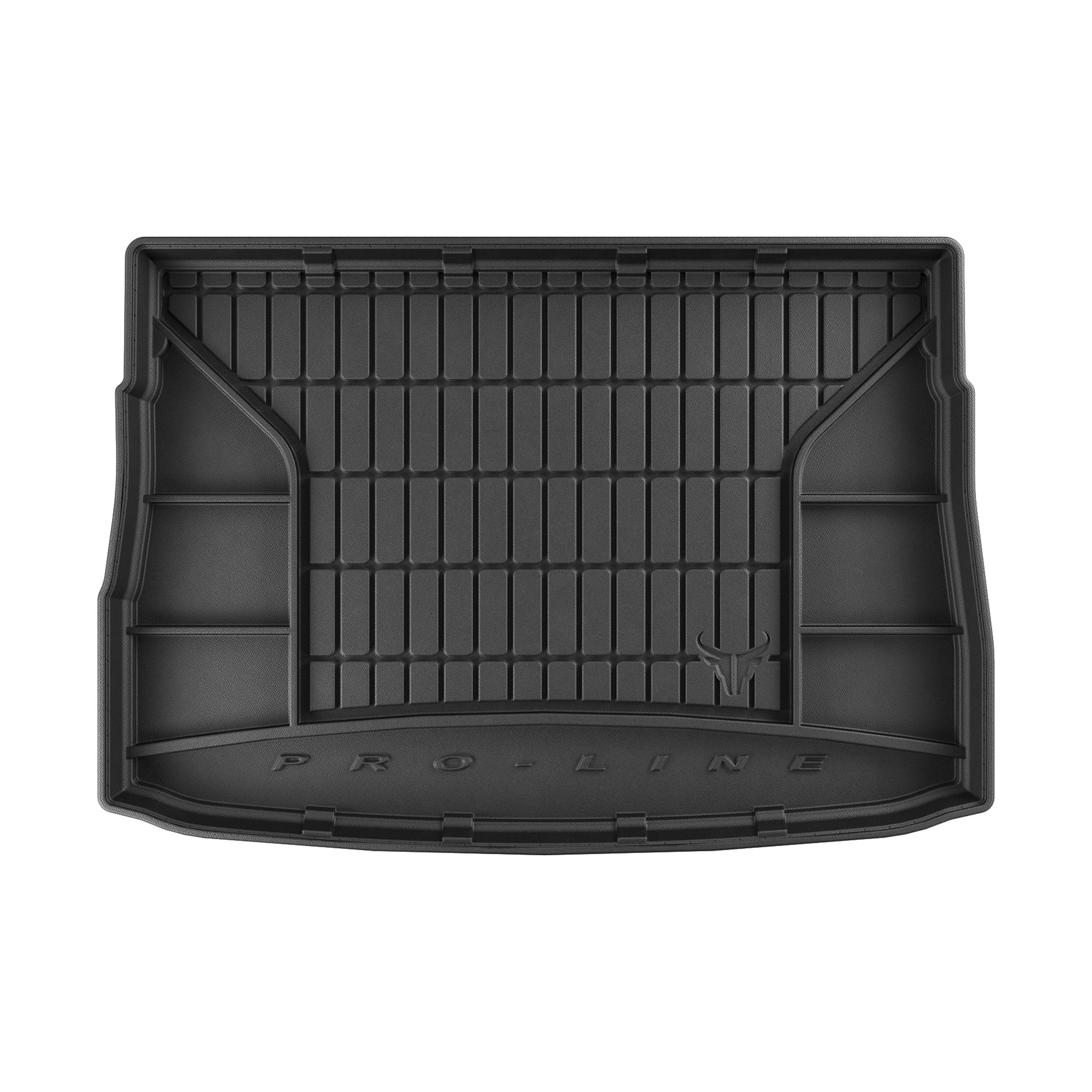 Gummi Kofferraumwanne für VW Golf Schrägheck 2019-2026 mit seitlicher Ablage TPE