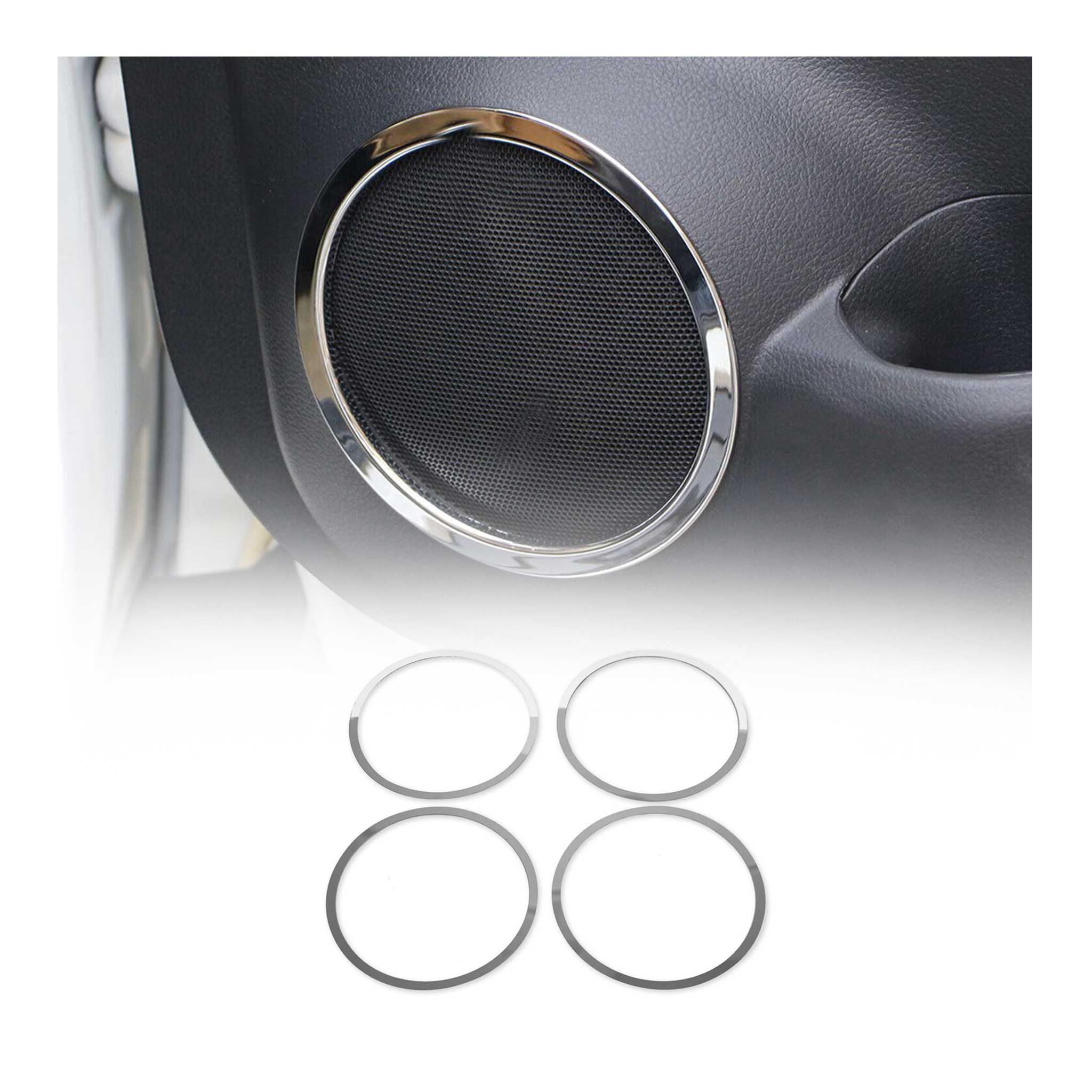 Lautsprecher Leiste für Nissan X-Trail 2014-2021 Edelstahl Chrom 4tlg