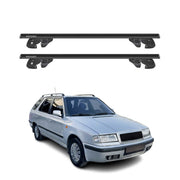 Dachträger Grundtäger für Skoda Felicia Kombi 1994-2001 Alu 90kg TÜV Schwarz 2x