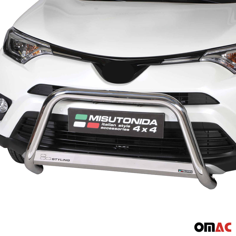 Frontbügel Frontschutzbügel für Toyota RAV4 Hybrid One 2016-2018 ø63 Stahl Grau