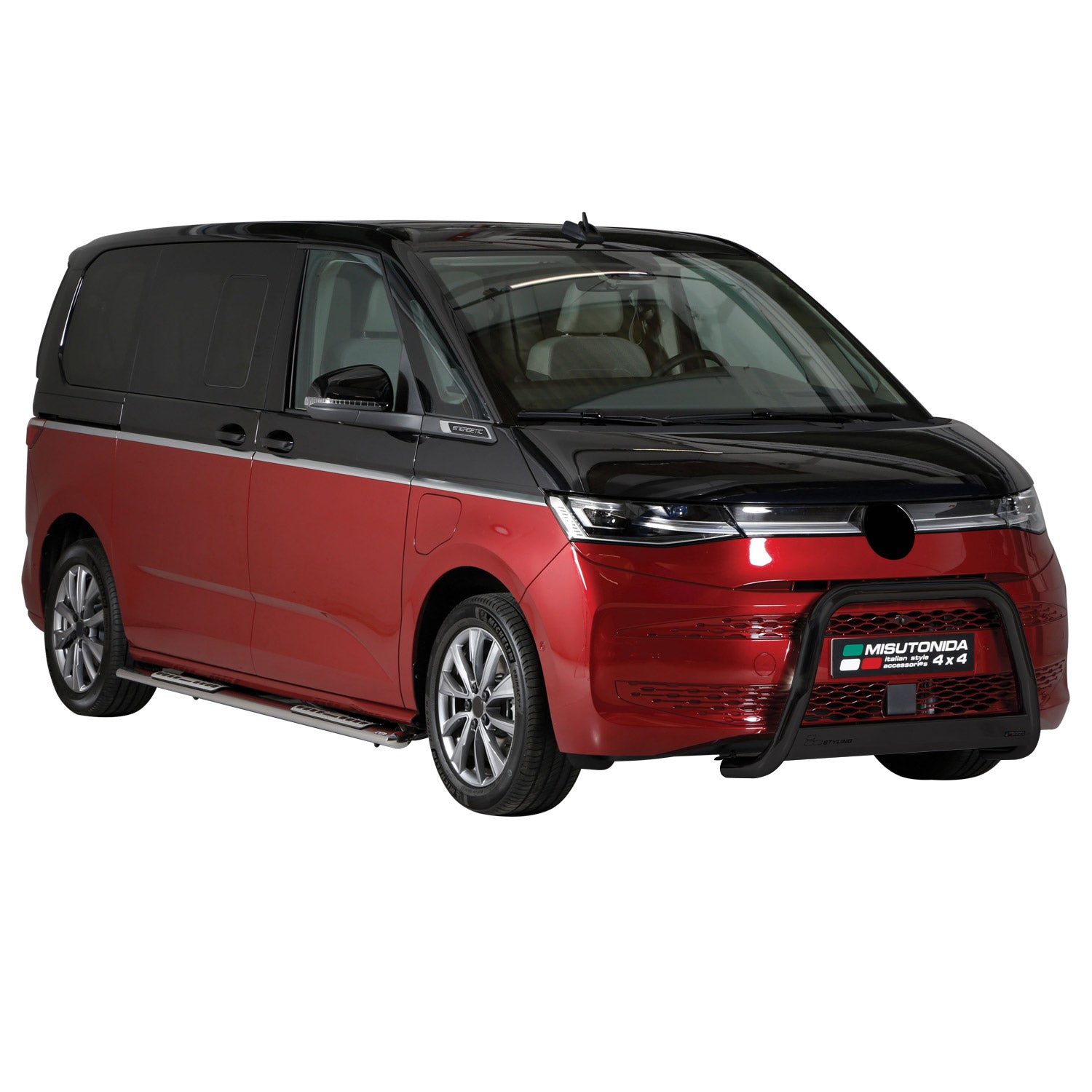 Frontbügel Frontschutzbügel für VW Multivan T7 2022-2026 ø63mm Stahl Schwarz