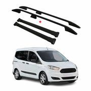 Dachreling + Dachträger für Ford Tourneo Transit Courier 2012-2024 Alu Schwarz