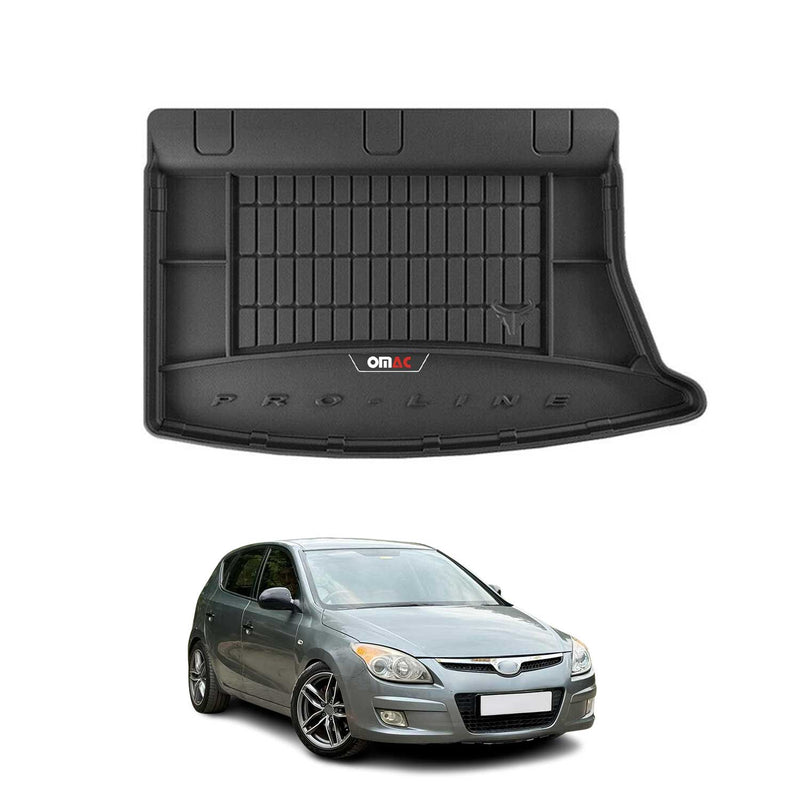 OMAC Gummi Kofferraumwanne für Hyundai i30 2007-2012 TPE Laderaumwanne Schwarz