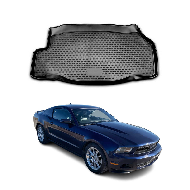 Kofferraummatte Kofferraumwanne für Ford Mustang Coupe 2009-2014 Gummi TPE