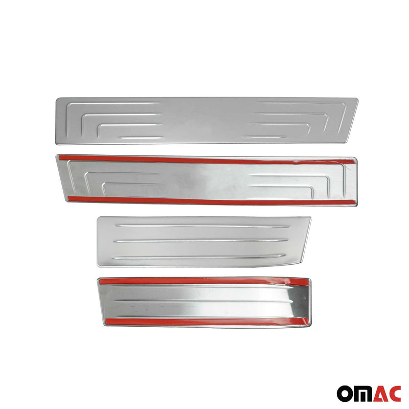 Einstiegsleisten Türschweller für Hyundai ix35 2010-2024 Edelstahl Silber 4tlg