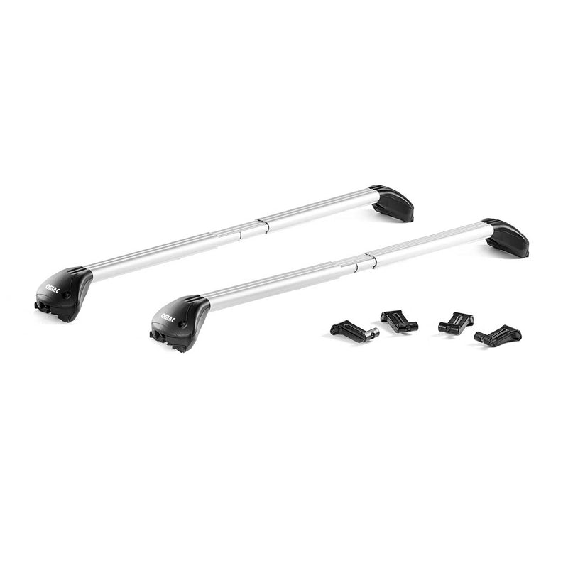 Dachträger Relingträger für VW Tiguan 5N 2007-2016 Alu Silber 2 tlg