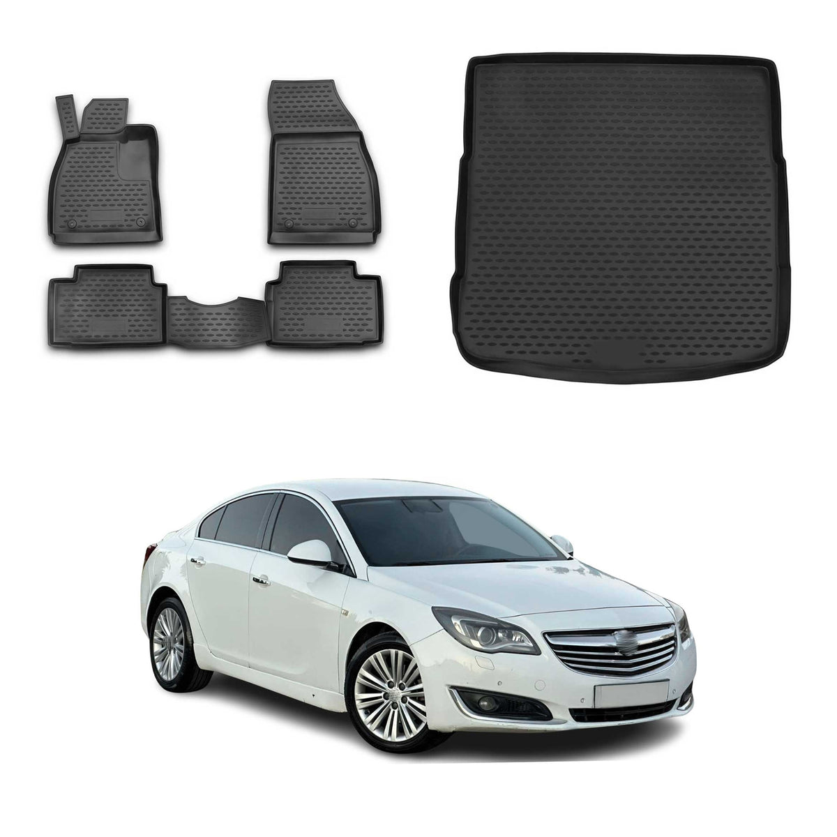 Fußmatten & Kofferraumwanne Set für Opel Insignia Country Tourer 2013-2017