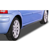 RDX Seitenschweller für Citroën C3 2002-2009 Slim ABS Schwarz 2er-Set TÜV