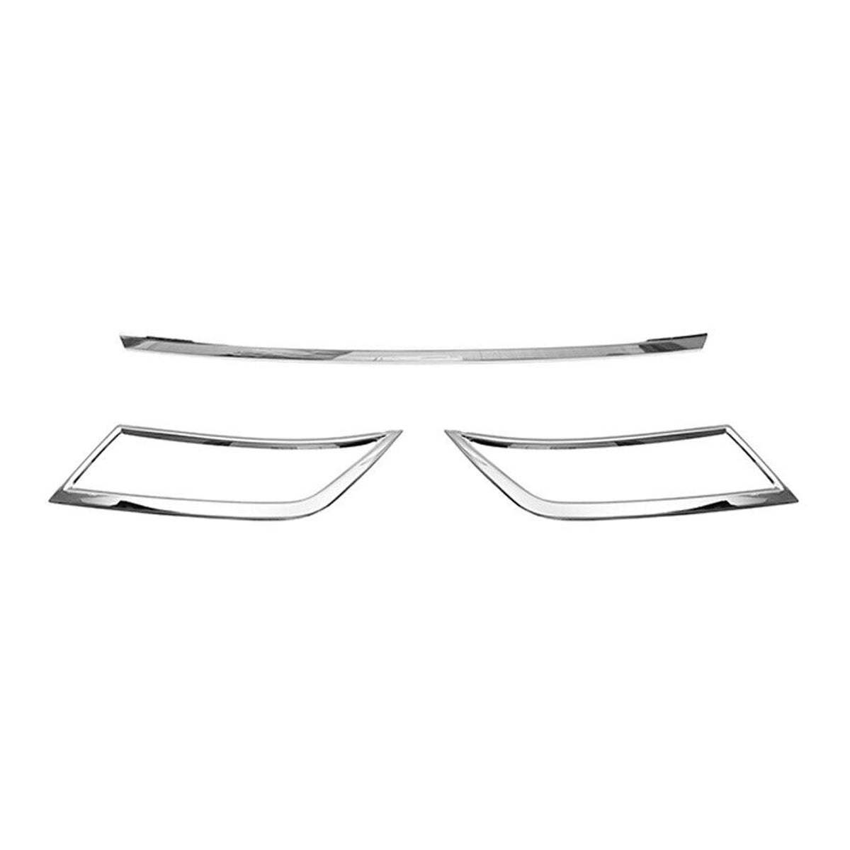 Trunk strip rear strip for Skoda Octavia 2012-2019 stainless steel chrome 3 pieces