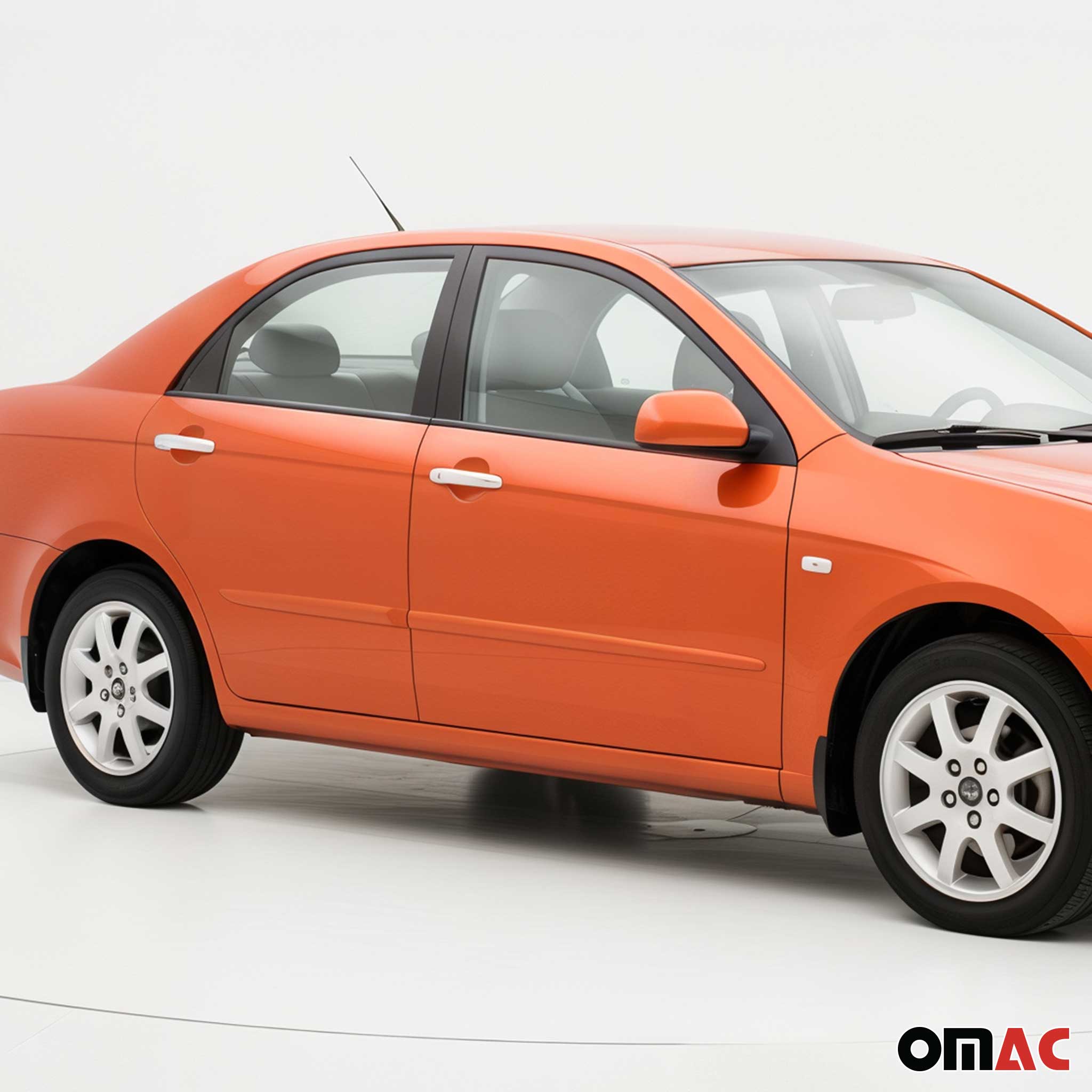 Türgriff Blende Türgriffkappen für Kia Cerato 2004-2008 4-Tür Chrom ABS 8x