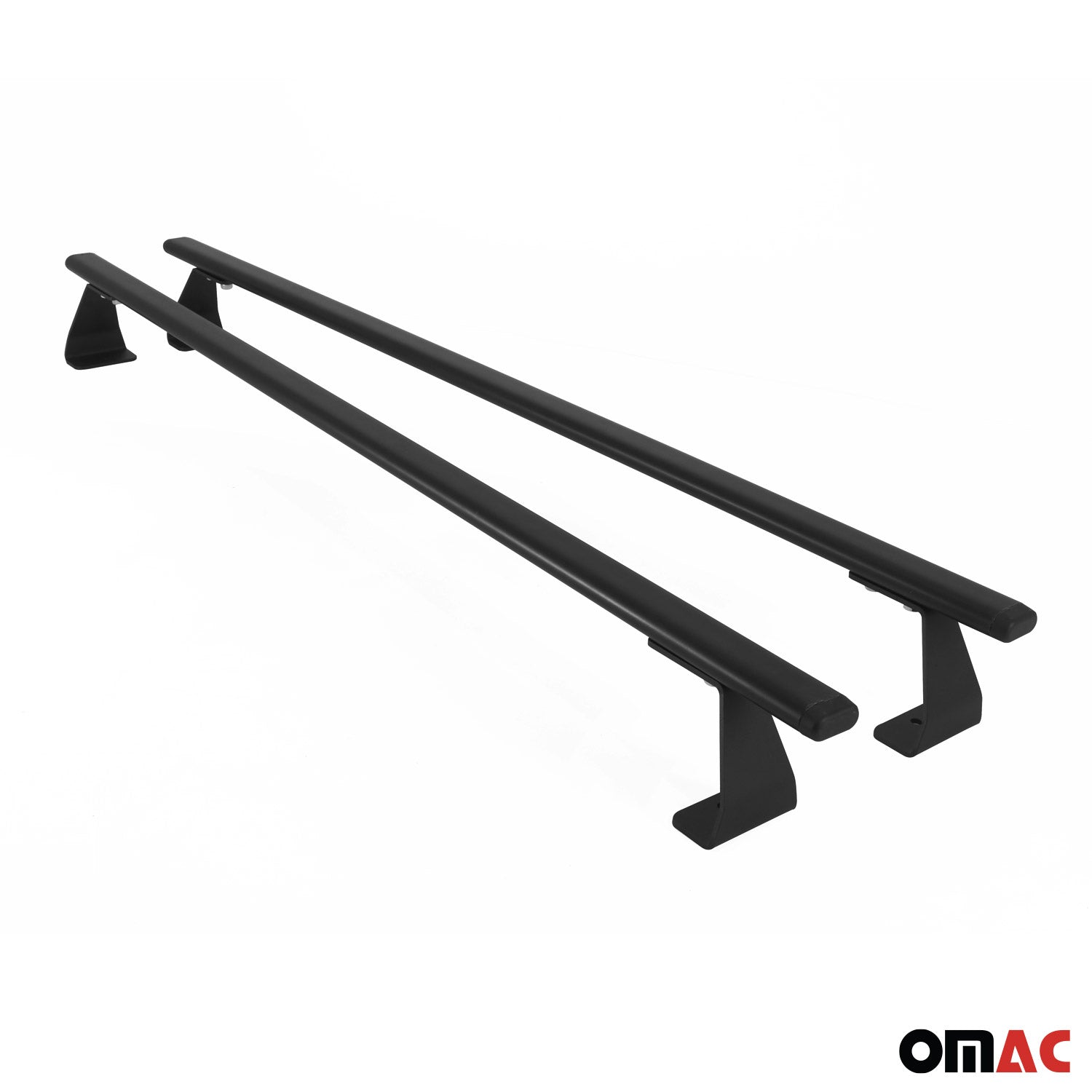 Dachträger Grundtäger für VW Transporter T7 2023-2026 75kg Stahl Schwarz 2 tlg