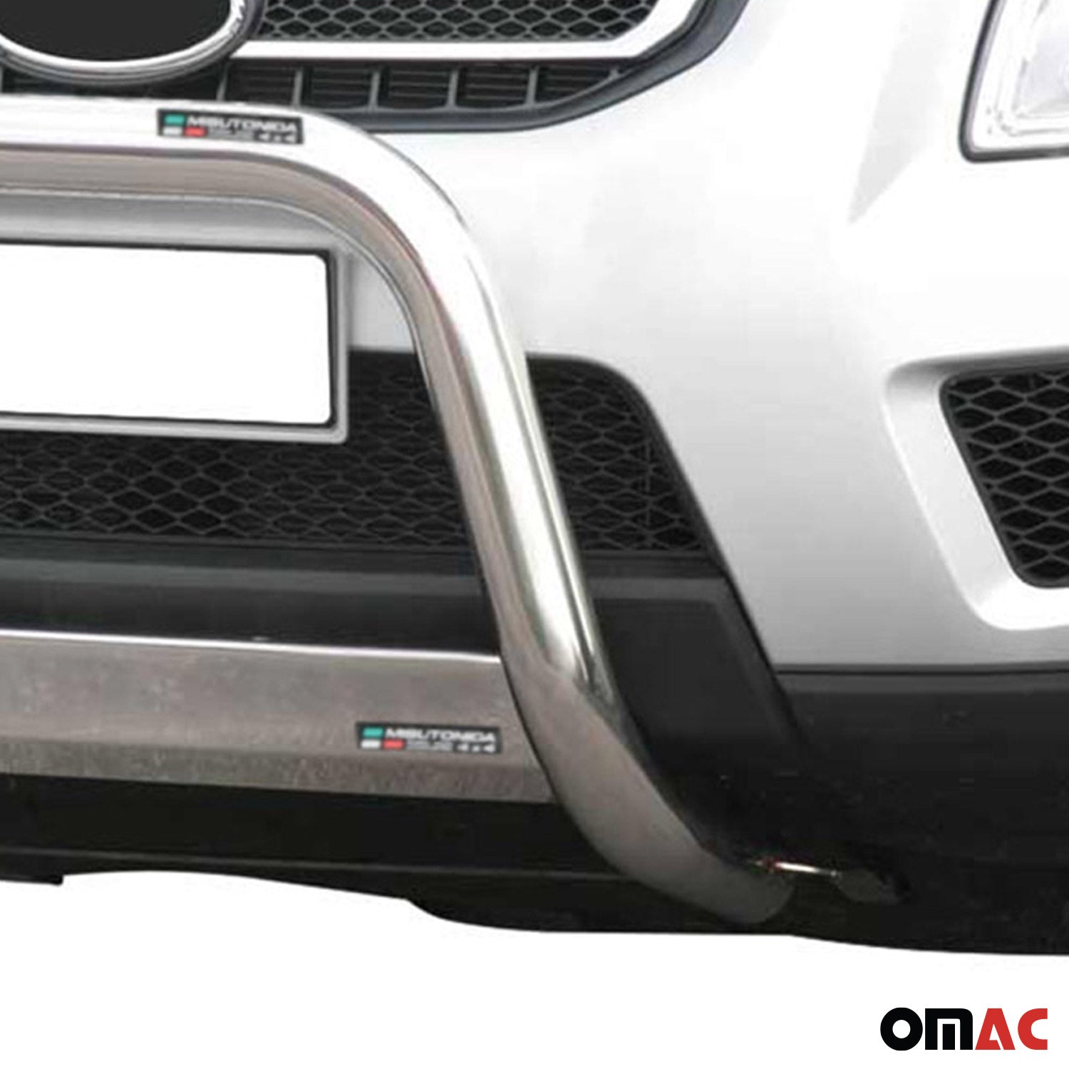 Frontbügel Frontschutzbügel für Kia Sportage 2008-2010 ø63mm Stahl Silber Schutz