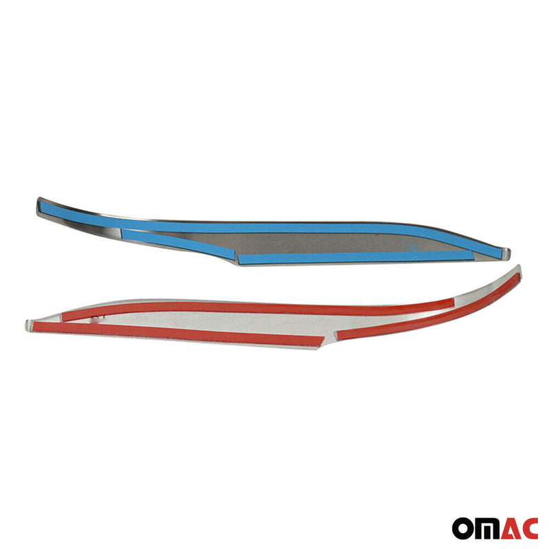 Spiegelkappen Leiste für Toyota RAV4 2013-2018 Edelstahl Silber 2tlg