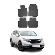 OMAC Gummi Fußmatten für Honda CRV 2017-2022 Automatten Gummi Schwarz 4tlg