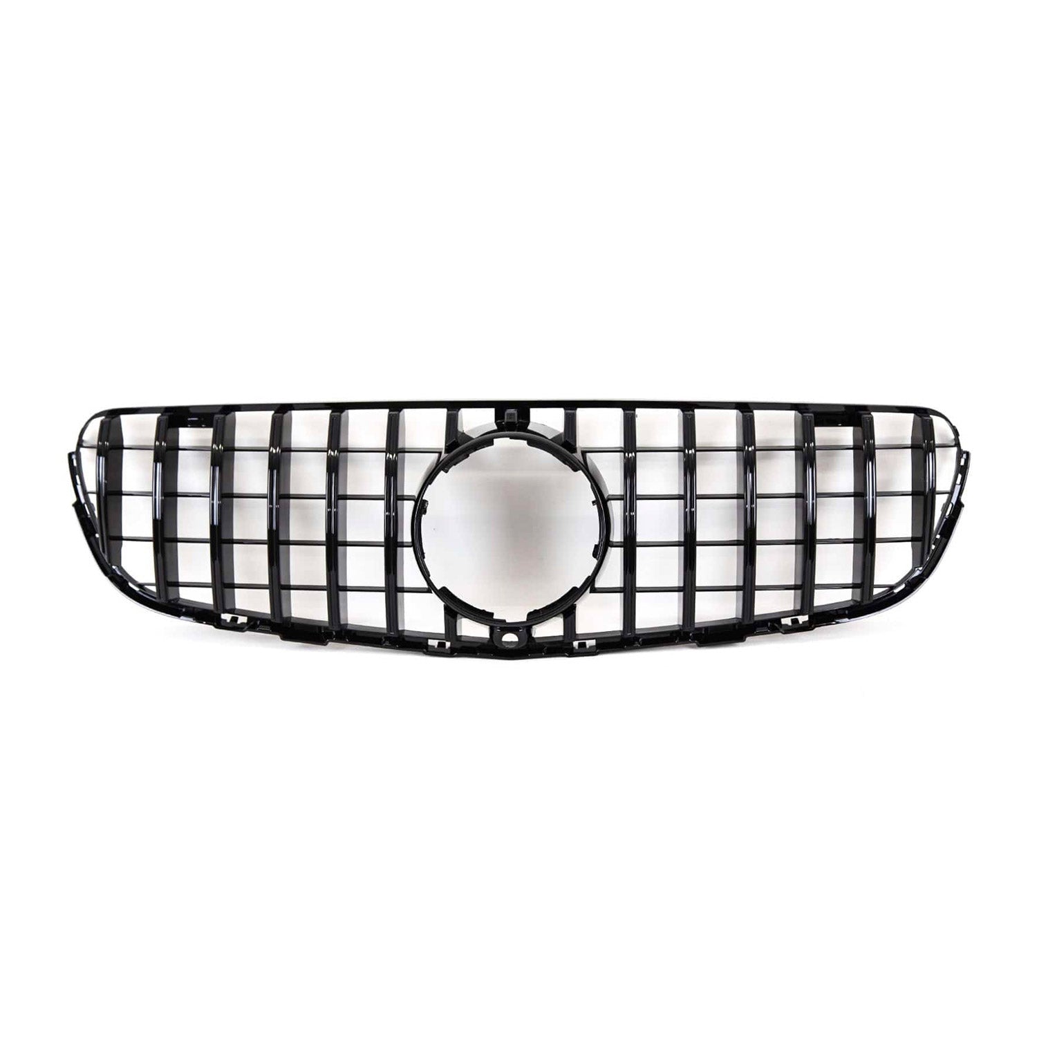 Kühlergrill Grill Frontgrill für Mercedes GLC X253 C253 2015-2019 Schwarz