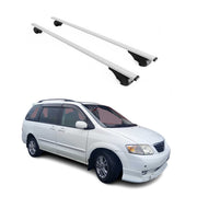 Dachträger Grundtäger für Mazda MPV 1996-2006 75kg Metall Silber 2 tlg