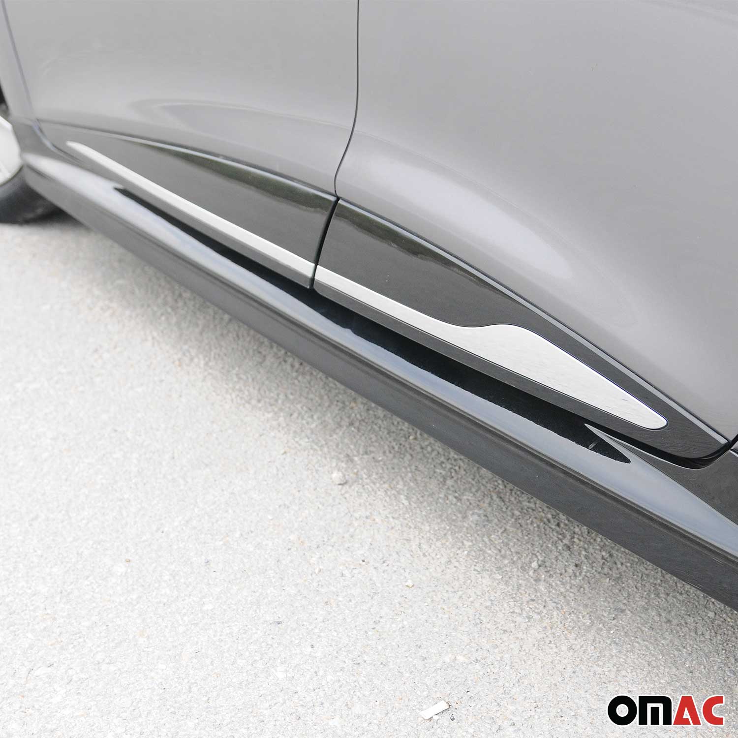 Seitenleiste Fensterleisten Edelstahl Chrom Satz für Renault Clio HB 2012-2019