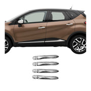 Chrom Türgriff Blende für Renault Captur I 2013-2019 Edelstahl 8tlg