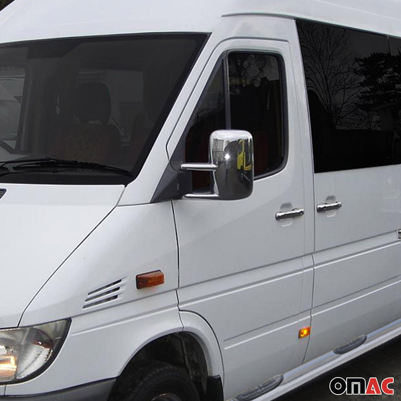 Spiegelkappen Spiegelabdeckung für Mercedes Sprinter W901 1995-2006 Chrom ABS