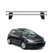 Menabo Dachträger Grundtäger für Peugeot 307 2001-2008 5tür 75kg Alu Silber 2x
