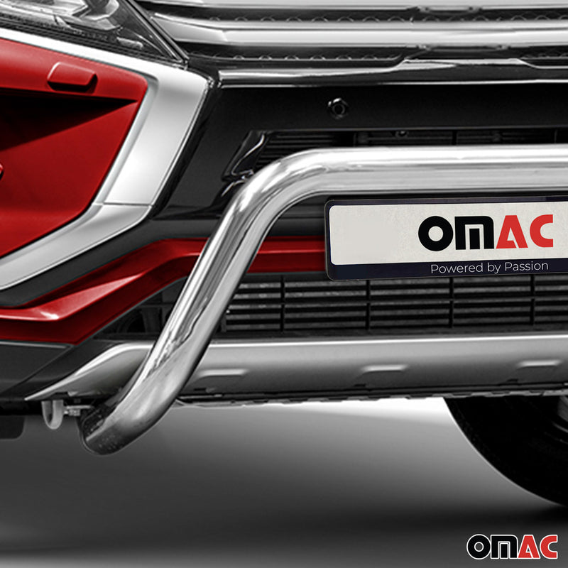 Frontbügel Frontschutzbügel für Mitsubishi Eclipse Cross 2017-2025 ABE Silber