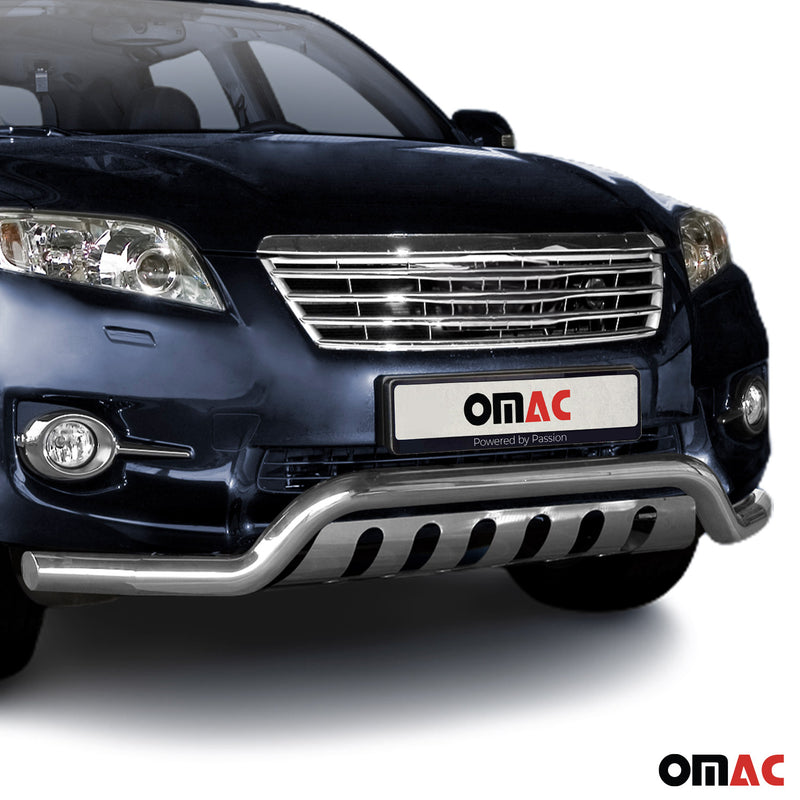Frontbügel Frontschutzbügel für Toyota RAV4 2010-2013 Edelstahl mit ABE Silber