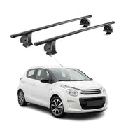 Stahl Dachträger für Citroen C1 II 2014-2022 TÜV Abschließbar 2tlg Schwarz
