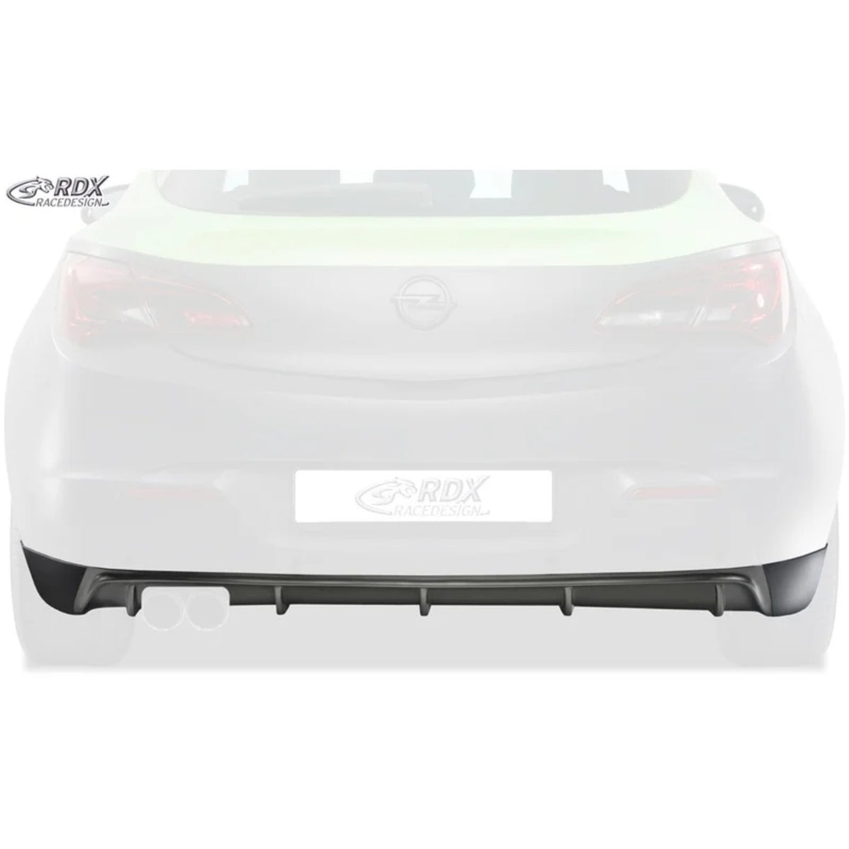 RDX Heckschürzenansatz Diffuser für Opel Astra J GTC 2009-2015 exkl. OPC