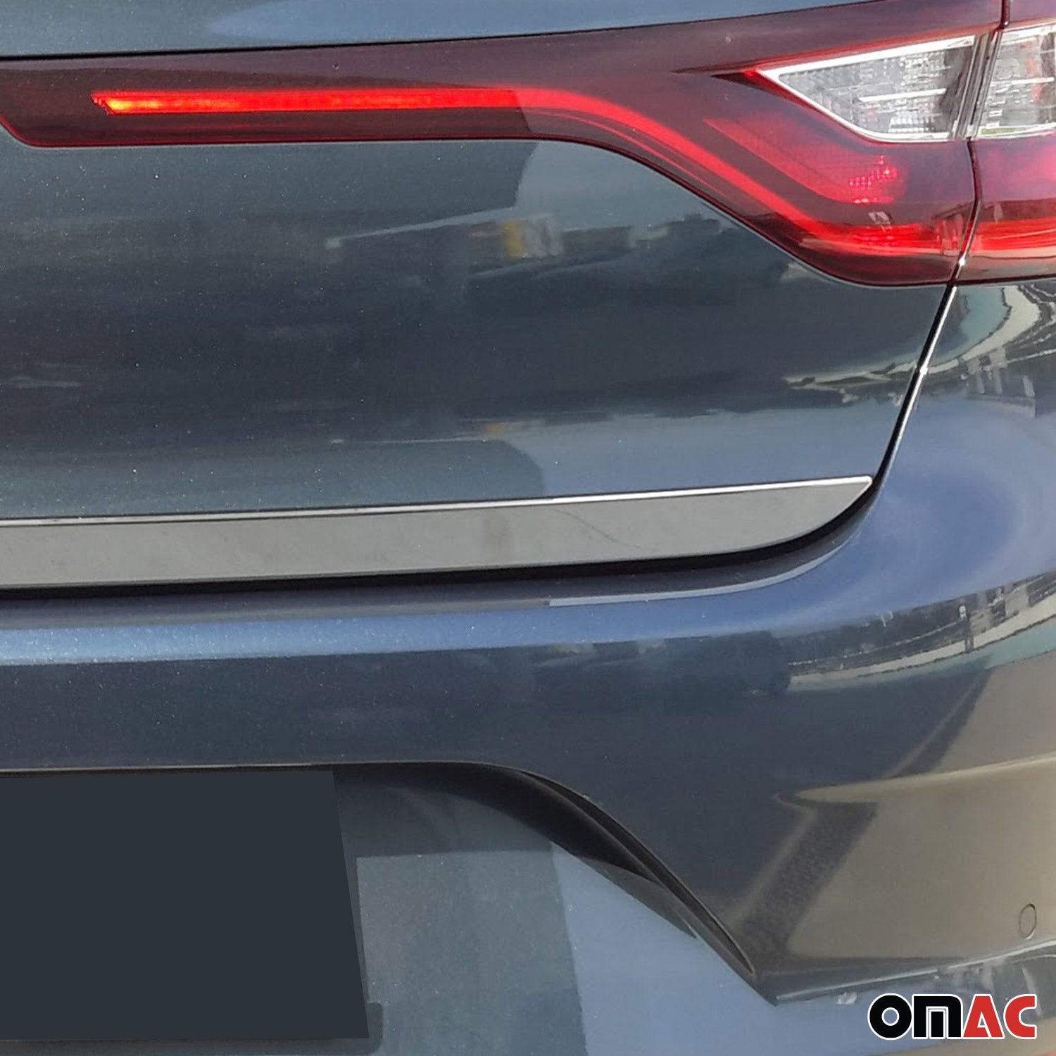 Kofferraumleiste Heckklappe Leiste für Renault Megane 2015-2020 Edelstahl Chrom
