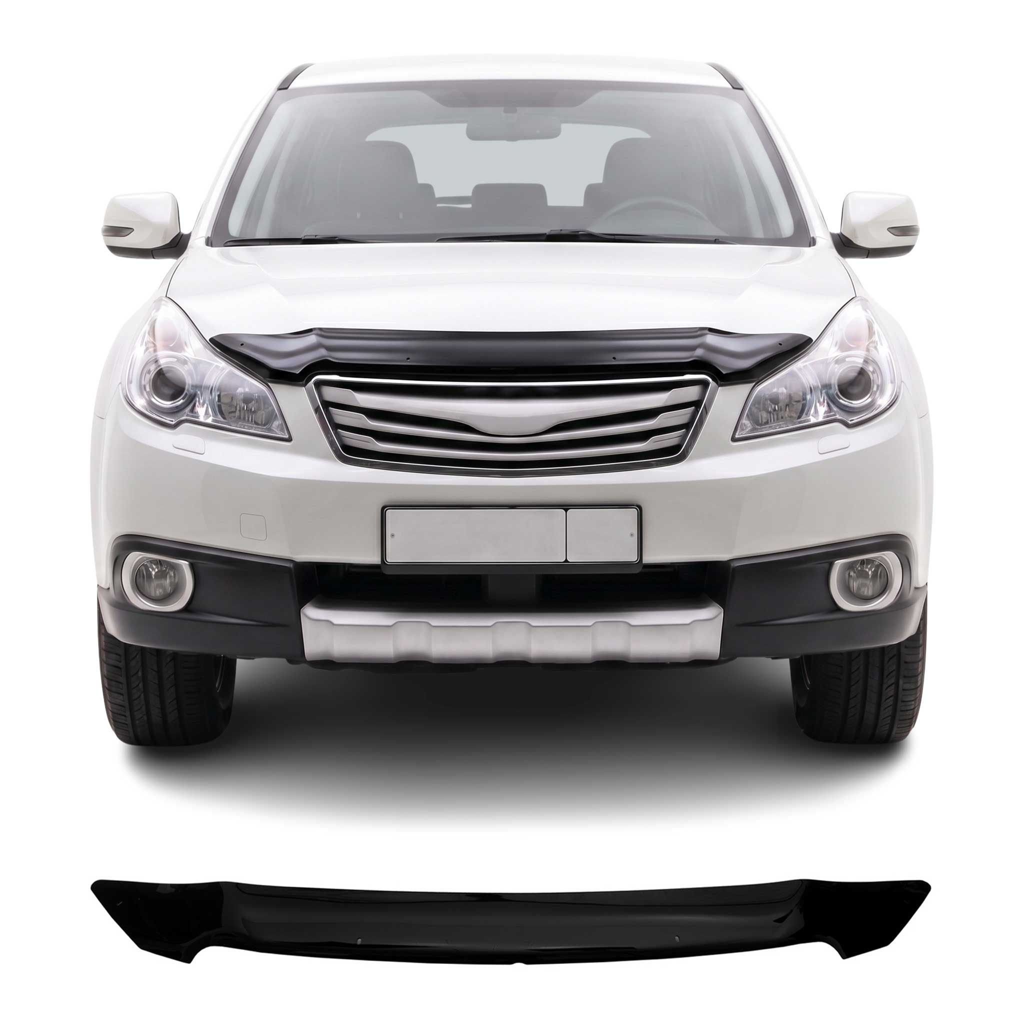 Motorhaube Deflektor Insektenschutz für Subaru Legacy Outback 2010-2021 Dunkel