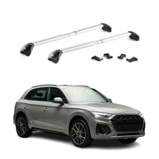 Dachträger Grundtäger für Audi Q5 mk3 2025-2026 100kg Aluminium Silber 2 tlg ABE