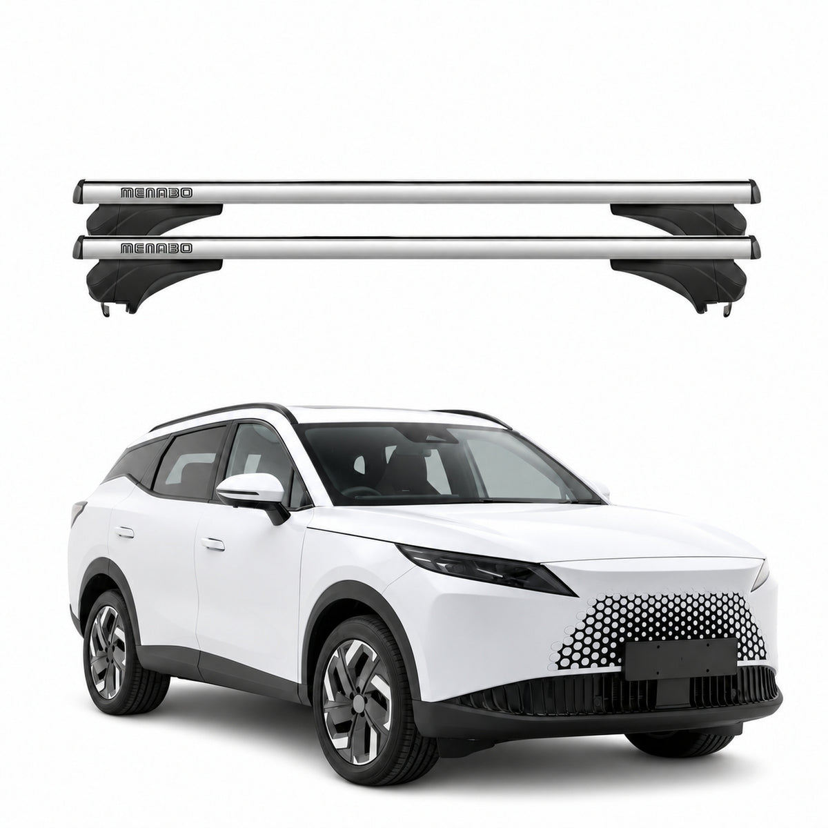 Menabo Dachträger für Omoda 7 2026 Aluminium Silber 2 Stück